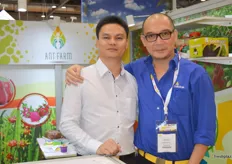 Tony Nguyen of Ant Farm (Vietnam) with Benny Ho, DeltaTrak Cold Chain Solutions (Hongkong).