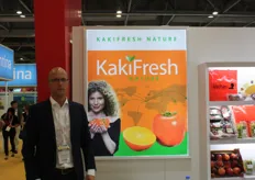 Pieter de Jong of KakiFresh Nature. The goal is to eventually deliver kakis all year round. There is already supply from Spain, Uruguay and Peru.