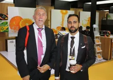 Piet Schotel of the CBI accompanied a delegation from Jordan. Here with Abdulah Saleb Al Ghoul