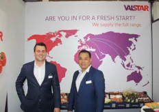 Jelle van Dijk and Ly Hoang of Valstar, present in Hong Kong for the first time with the new corporate image.