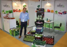 Piet Verbrugghe of Calsa, which participated in the fair for the third time in a row. Last year, Calsa exported the first Bel'Orta pears to China. For vegetables, there is mainly demand from Japan, Korea and Taiwan. India is particularly interested in Belgian apples, but there is a lower availability of them this year.