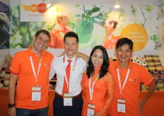 Siebe van Wijk, Jeroen Pasman, Truong Nguyen Viet Phuong and Nguyen Van Dung of The Fruit Republic, from Vietnam.