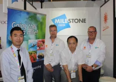 Ray Lau, Juri Palandt, Kim Tam and Co van Es of Milestone Fresh. Last week, the company opened new offices in Thailand, following those in Costa Rica, Honduras and Guatemala.