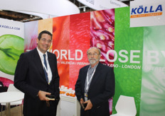 Gerrit Heinzmann of Kolla with the South African Colin Verwoerd