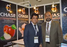 Director Imran Tariq with Marketing Director Jamil Paracha of Chase International (Pakistan)