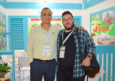 Sales Manage Levent Cakmak of Aypek with a colleague (Turkey)