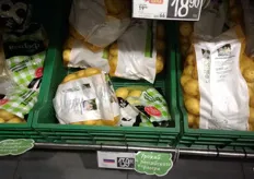 Russian potatoes in a girsac cost a little more than 2 euros.