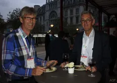 Bert Meulenbroek (Fresh Forward Breeding) and Ad Klaassen (Dutch Produce Association).