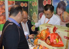 The Chinese stands attracted a lot of attention.