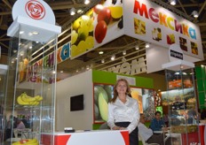 Mexico was represented with a communal stand. Mexican bananas were also there.