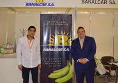 Banana exporter, Banalcar, produces and exports bananas from Ecuador. They send about 50 containers per week to Poland, Italy, Dubai, England and Spain. Juan Carvayal and Juan Carlos Reyna Peré.