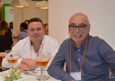 Guy de Meyer and Geert Vilez of Demargro as visitors to the show.