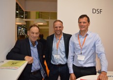 Belorta, Pierre Vrancken and Miguel Demaeght visited World Food Moscow. Here they are with Dries Sebrechts.