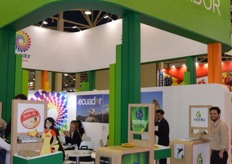 The stand from Ecuador.