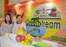 Greenstream from China is a grapefruit, garlic, apple and citrus supplier. Julie and Emma.