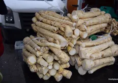 Parsley root could be found all over the market.