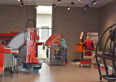 Getting Sorter machines ready for upcoming trade shows.