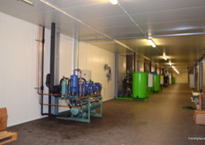 Water pumps for the sorting baths.