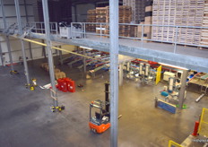 An areal view of the working area.