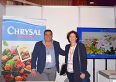 Emile Dings from Dutch company Chrysal International and Grazyna Lipiak from Victus.
