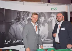 Mateusz Gora- Key Account Manager for IFCO in Poland, together with his colleague Martin Macica at the company stand.