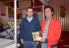Konstantinos Astreidis together with translator for the stand, Georges.