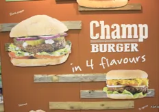 Champ Burger: a burger made of… mushrooms! Powered by Banken Champignons.
