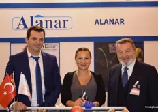 From Turkish based company Alanar (left to right) Hamdi Taner, Derya Ibiri Velasco and Yavuz Taner.