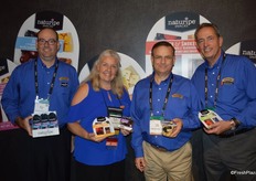 Brian Jenny, Jill Overdorf, Larry Ensfield and Dwight Ferguson with Naturipe Farms