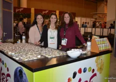 Kellie Flores, Caroline Knecht and Lori Hikcey with Hurst's Berry Farm.