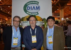 Jeff Bruff with Rock Garden, Daniel Coosemans and Manny Lepe with Coosemans Worldwide.