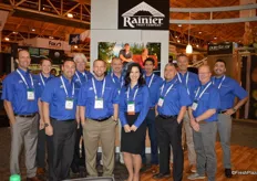 Another happy team in blue! The team of Rainier Fruit.