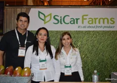 Luis Gudino, Marisa Puente Garcia and Cristina Ramirez with SiCar Farms.