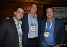 Luis Orrantia with Tropical Specialists, Oscar Orrantia Morla with Durexporta and Bernardo Malo with Refin Tropicals.