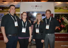Global Fruit grows, markets and exports many different fruit varieties, but cherries are the company's specialty. From left to right Andre Bailey, his wife Krista Bailey, Laurel Angebrandt and Mike Isola.