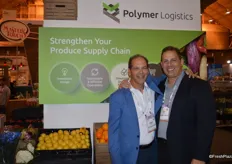 Gideon Feiner and Tony Mosco with Polymer Logistics.