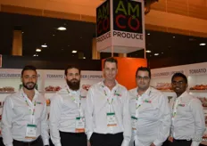 Nick Hanna, Mitch Amicone, Mark Weese, Mark Ricci and Kurvin Soobrayen with Amco Produce