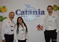 Mario Masellis, Connie Gil and Brian Lapin with Catania Worldwide.