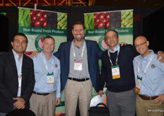 Rodolfo Lozano with CPF, Nick Osmulski with North Bay Produce, Eugenio Oliveira with CPF and Ezequiel Gimenez and Eric Olshove with North Bay Produce.