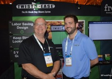 Dave Oman and Jeff Helseth with Twist-Ease.