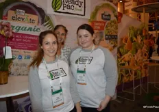Tova Weimstock, Giselle Soares and Maribel Davila with Ready Pac Foods.