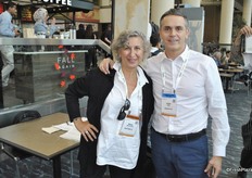 Nanou Amar-Porter and Julien Aumar from BioXtend visiting the show.