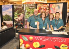 Steve Carlson, Chris Carlson, B.J. Thurlby, Teresa Baggerley and Keith Hu from NorthWest Cherries