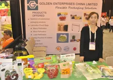 Alice Chen for Golden Enterprises China