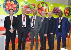South Africa is well represented in Beijing. From left to right, Derek Donkin, CEO Subtrop, Willem Bestbier, CEO SATI, Lucien Jansen, CEO PPECB, Anton Kruger, CEO FPEF, Justin Chadwick, CEO Citrus Grower's Assocation and Mano Mashaba, CEO Fruit South Africa.