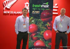 Jacky Qin of PCNZ together with Greg Cassidy of FreshMax, both from New Zealand. FreshMax launched its Picaboo pear last year and is in Beijing to support the sector, whilst awaiting a new crop. The New Zealand new pear season starts next year early February, just before the Chinese New Year.