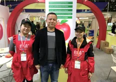 Wang Xiao Dong, export manager at MerryCall, a grower and packer of apples. The company is selling its fruits in China and has started exports to the USA.