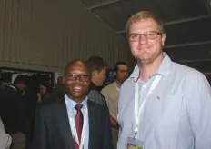 Thanda Sithole and Andrie Greeff, two Standard Bank economists