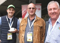 Francois Schwalb of ZZ2 with Johan Ferreira and Mike Elliott of Westfalia.