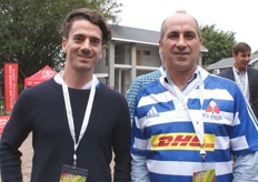 Safmarine's Eddie Knoesen and Craig McCarthy, making sure everyone realises they're from the Western Cape.